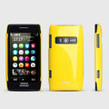 ROCK Colorful Glossy Cases Skin Covers for Nokia X7 X7-00 - Yellow