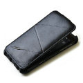 ROCK Flip leather Cases Holster Skin for HTC Sensation XL Runnymede X315e G21 - Black