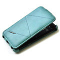 ROCK Flip leather Cases Holster Skin for HTC Sensation XL Runnymede X315e G21 - Blue