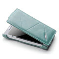 ROCK Flip leather Cases Holster Skin for Sony Ericsson LT26i Xperia S - Blue