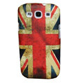 Painting British Flag TPU Soft Cases Covers for Samsung I9300 Galaxy SIII S3 - Red