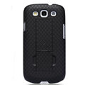 Nillkin Lozenge Skin Hard Cases Covers for Samsung Galaxy SIII S3 I9300 I9308 - Black