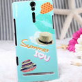 Nillkin Summer Fashion Hard Cases Skin Covers for Sony Ericsson LT26i Xperia S - Straw hat
