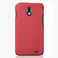 Nillkin Super Matte Hard Cases Skin Covers for Samsung E120L GALAXY S2 SII HD LTE - Red
