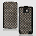 Nillkin Weave leather Cases Holster Covers for Samsung i9100 i9108 i9188 Galasy S2 - Black