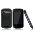 Nillkin Super Matte Rainbow Cases Skin Covers for Motorola XT319 - Black