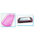 Nillkin Transparent Rainbow Soft Cases Covers for Motorola XT800 - Pink
