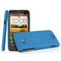 IMAK Cowboy Shell Quicksand Hard Cases Covers for HTC X720d One XC - Blue
