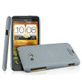 IMAK Cowboy Shell Quicksand Hard Cases Covers for HTC X720d One XC - Gray