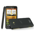 IMAK Ultrathin Matte Color Covers Hard Cases for HTC X720d One XC - Black
