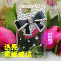 Bling bowknot Crystal Hard Cases Diamond Covers for Motorola XT685 - Black