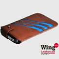 ROCK Wing series Leather Cases Holster Covers for Motorola XT685 - Brown