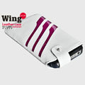 ROCK Wing series Leather Cases Holster Covers for Motorola XT685 - White