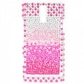 Bling Rhinestone Crystal Cases Covers for Sony Ericsson LT26i Xperia S - Gradual Pink