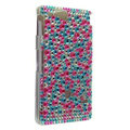Bling Rhinestone Crystal Cases Covers for Sony Ericsson ST27i Xperia Go - Rose