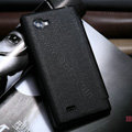 Nillkin England Retro Leather Case Covers for LG P880 Optimus 4X HD - Black