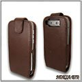 IMAK Colorful leather Cases Holster Covers for Nokia E72 - Coffee