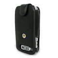 IMAK Flip Genuine leather Cases Holster Covers for Nokia E72 - Black