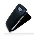 IMAK Flip leather Cases Holster Covers for Nokia E71 - Black