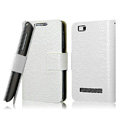 IMAK Slim leather Cases Luxury Holster Covers for Motorola XT390 - White