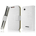 IMAK Slim leather Cases Luxury Holster Covers for Motorola XT550 - White