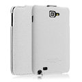 IMAK The Count leather Cases Luxury Holster Covers for Samsung Galaxy Note i9220 N7000 i717 - White