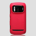 Nillkin Super Matte Hard Cases Skin Covers for Nokia 808 Pureview - Red