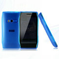 Nillkin Super Matte Rainbow Cases Skin Covers for Nokia X7 X7-00 - Blue