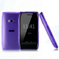 Nillkin Super Matte Rainbow Cases Skin Covers for Nokia X7 X7-00 - Purple