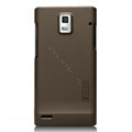 Nillkin Super Matte Hard Cases Skin Covers for Huawei U9200 Ascend P1 - Brown