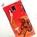 Nillkin Unique Hard Cases Skin Covers for Huawei U9200 Ascend P1 - Orange red
