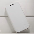 Nillkin leather Cases Holster Covers for Huawei U9500 Ascend D1 - White