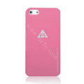 ROCK Naked Shell Cases Hard Back Covers for iPhone 5 - Rose