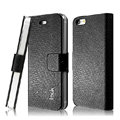 IMAK Slim leather Cases Luxury Holster Covers for iPhone 5 - Black