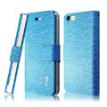 IMAK Slim leather Cases Luxury Holster Covers for iPhone 5 - Blue