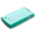 ROCK Colorful Glossy Cases Skin Covers for OPPO Real R807 - Blue