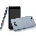 IMAK Cowboy Shell Quicksand Hard Cases Covers for Gionee GN700W - Gray