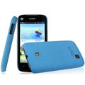 IMAK Cowboy Shell Quicksand Hard Cases Covers for Huawei T8830 Ascend G309T - Blue