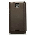 Nillkin leather Cases Holster Covers for Coolpad 9100 - Brown