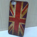 Retro United Kingdom of Britain flag Hard Back Cases Covers Skin for iPhone 5