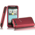 IMAK Armor Knight Color Covers Hard Cases for HTC Lexicon S610D - Red