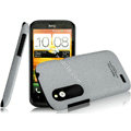 IMAK Cowboy Shell Quicksand Hard Cases Covers for HTC T328W Desire V - Gray