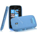 IMAK Cowboy Shell Quicksand Hard Cases Covers for Nokia Lumia 610 - Blue