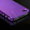 IMAK Diamond Texture Shell Hard Cases for iPhone 4G\4S - Purple