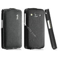 IMAK The Count leather Cases Luxury Holster Covers for Samsung B9062 - Black