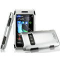 IMAK Titanium Armor Knight Color Covers Hard Cases for Nokia X7 X7-00 - Silver