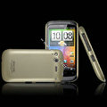 IMAK Titanium Color Covers Hard Cases for HTC Desire S G12 S510e - Gold