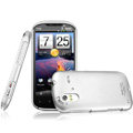 IMAK Titanium Color Covers Hard Cases for HTC Ruby Amaze 4G - Silver