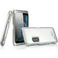 IMAK Titanium Color Covers Hard Cases for Nokia E7 - Silver