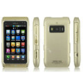 IMAK Titanium Color Covers Hard Cases for Nokia T7-00 - Gold